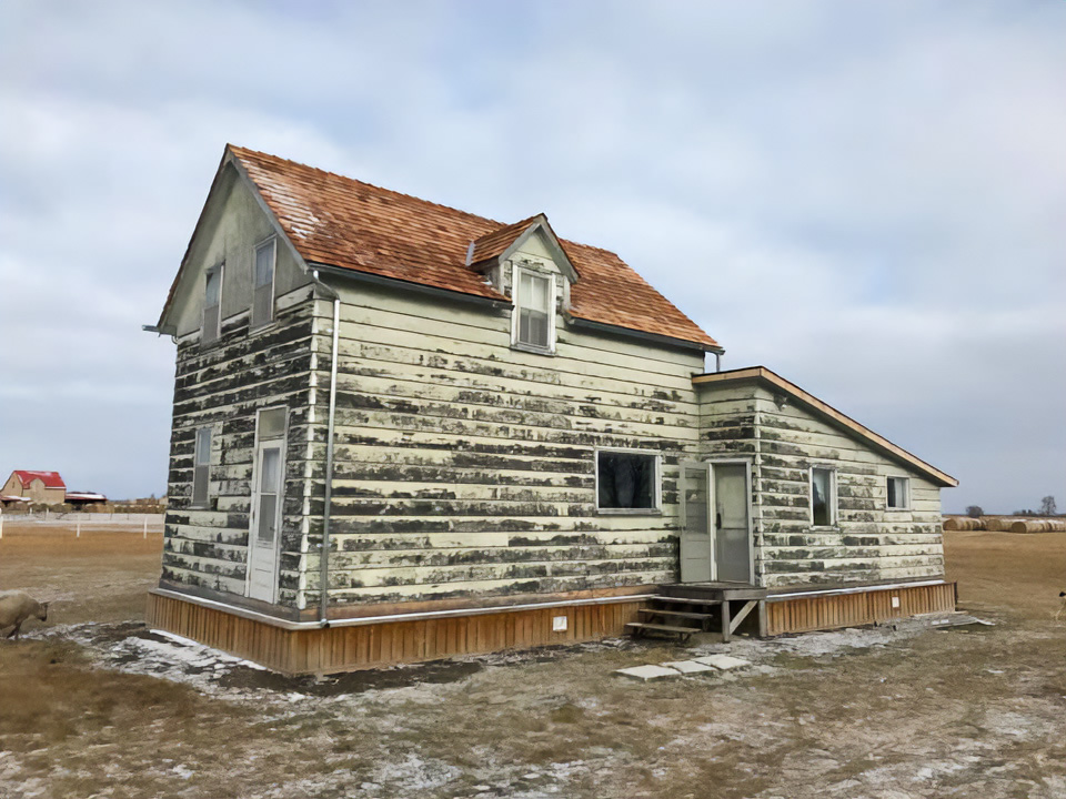 Fagriskogur on its new foundation in Riverton Ready for restoration work at Riverton