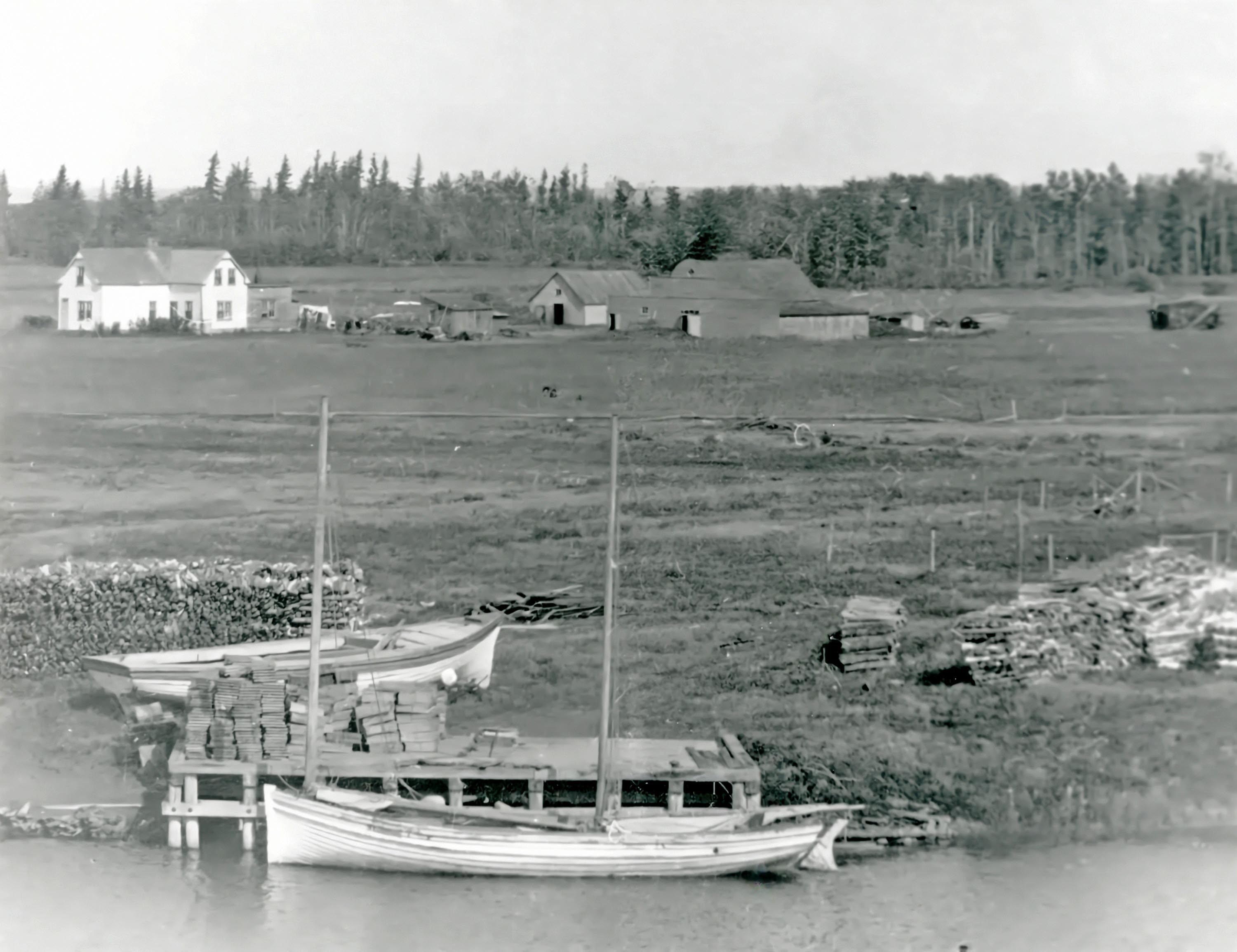 Engimyri from across Icelandic River View of Engimyri from the River